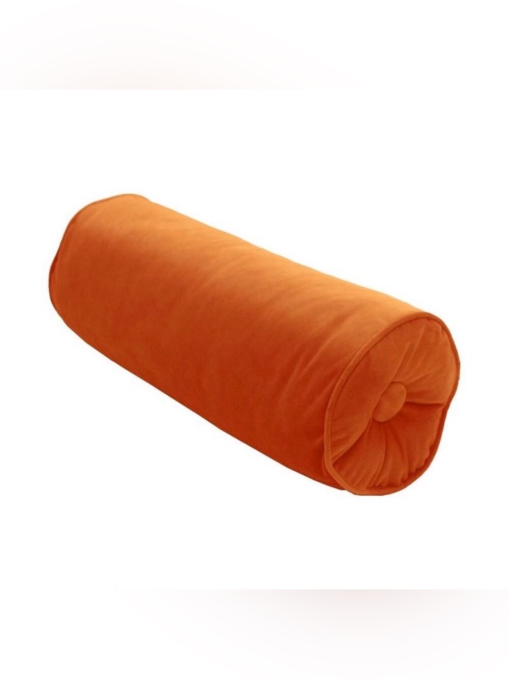 Like New - Velvet Neck Roll Throw Pillow
